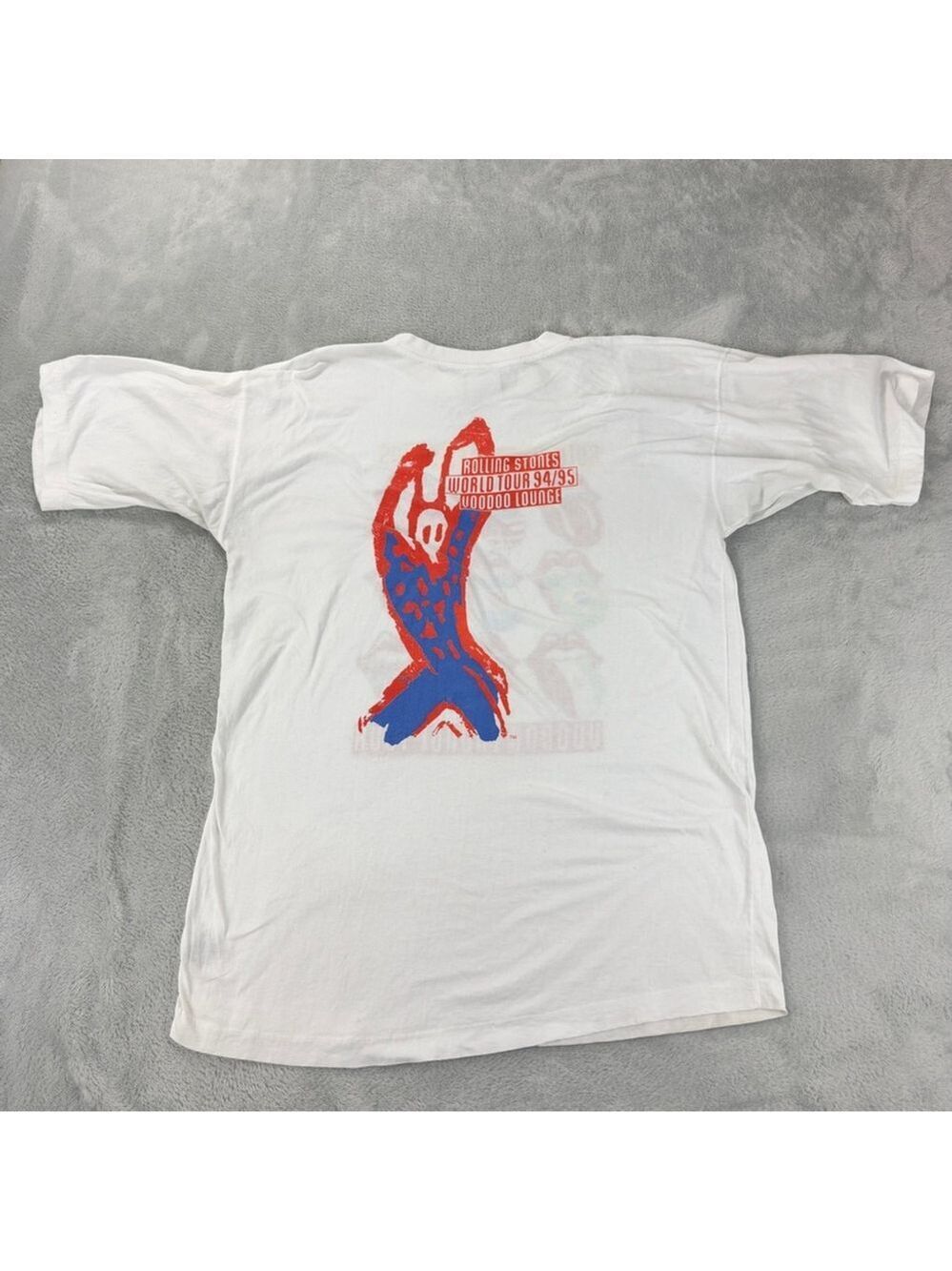 Vintage Rolling Stones Men's Size XL 1994-1995 Voodoo Lounge Single Stitch Shirt - Picture 3 of 16